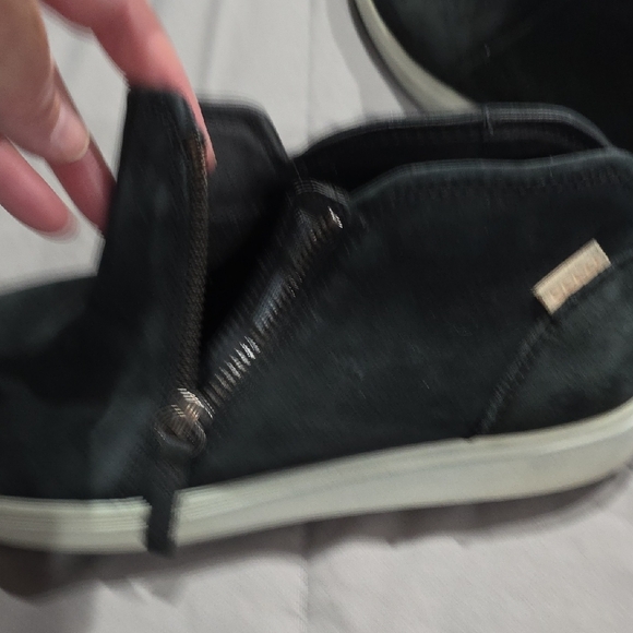 Faded Black Suede Women's Shoes - Picture 4 of 4